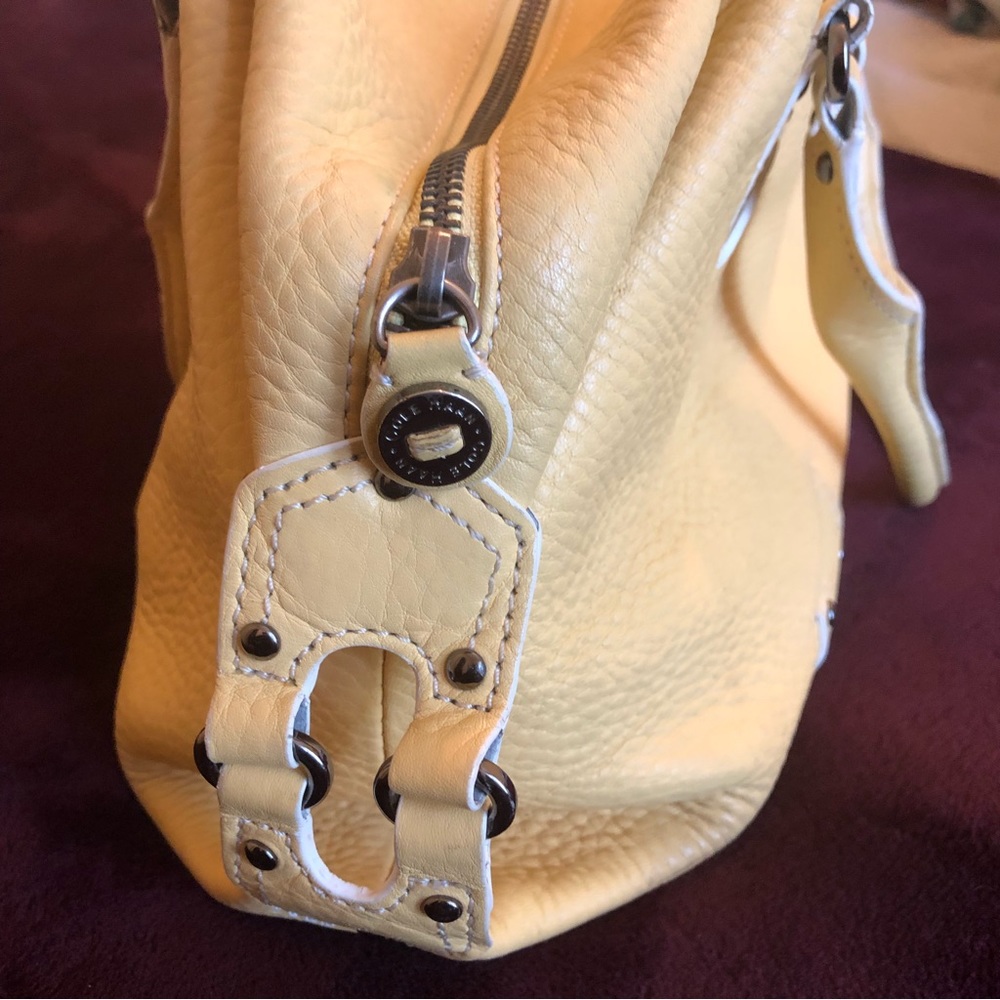 Cole Haan Leather Hand Held Bag, Yellow - Picture 4 of 16